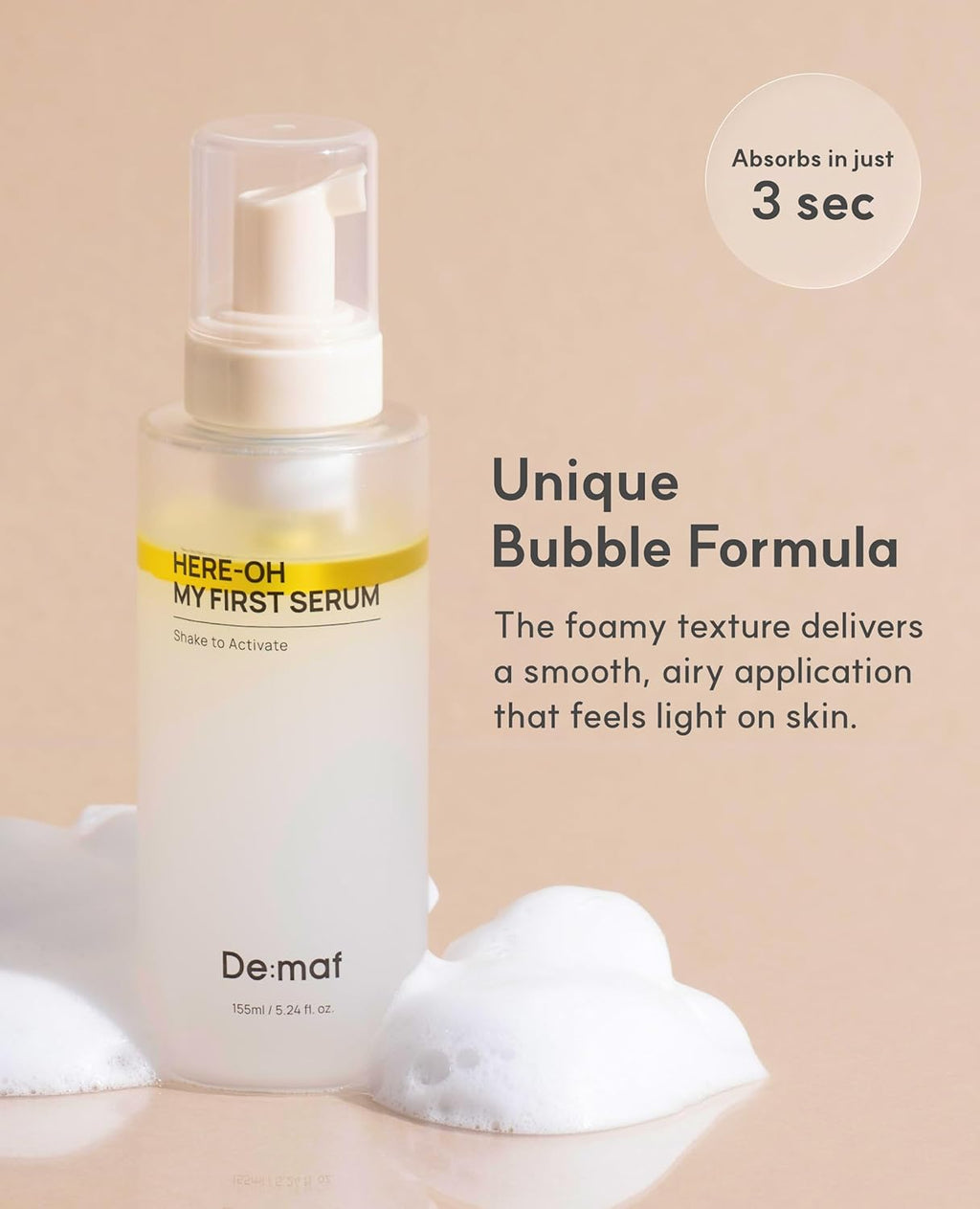 [Demaf] Here-Oh My First Hydrating Serum with Hyaluronic Acid
