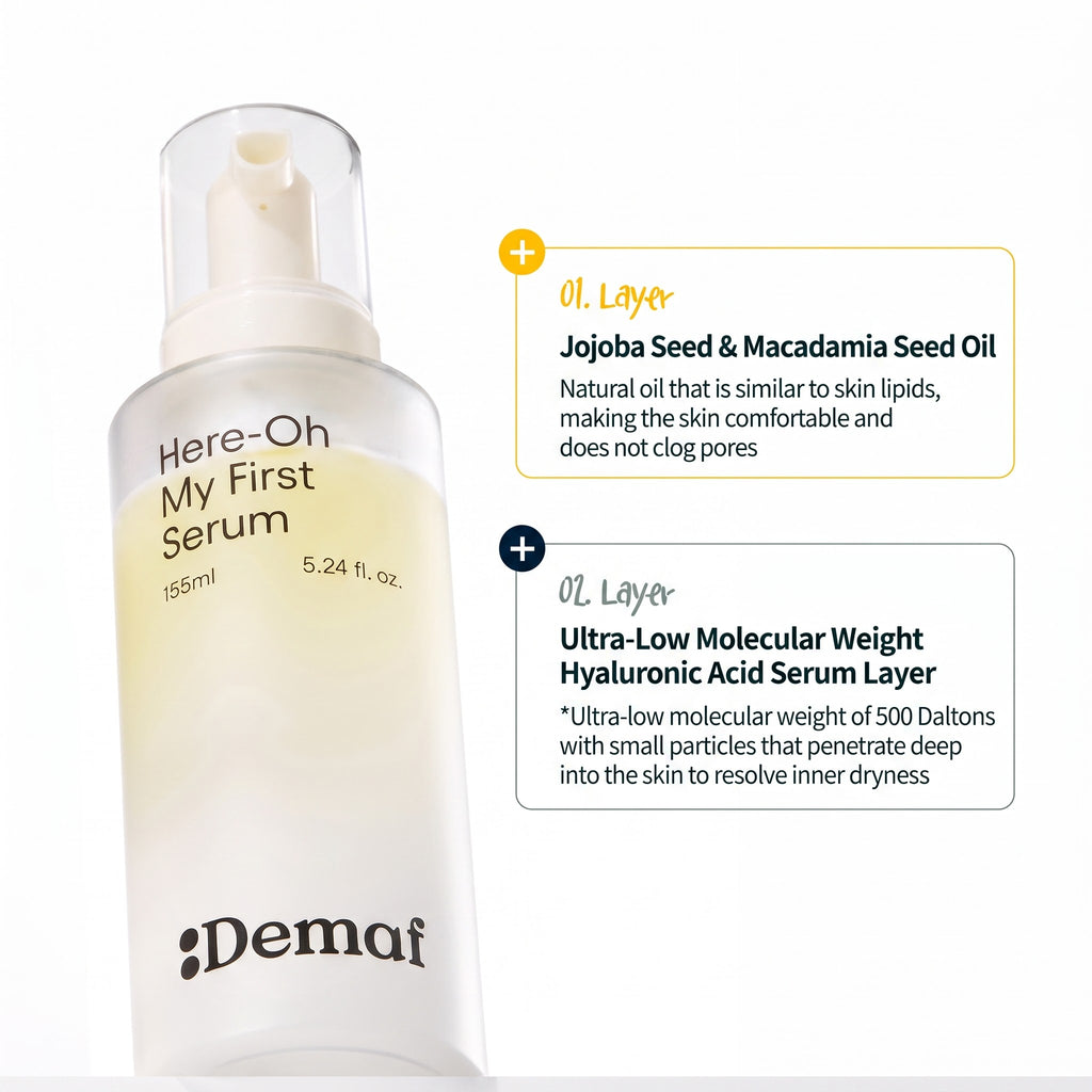 [Demaf] Here-Oh My First Hydrating Serum with Hyaluronic Acid